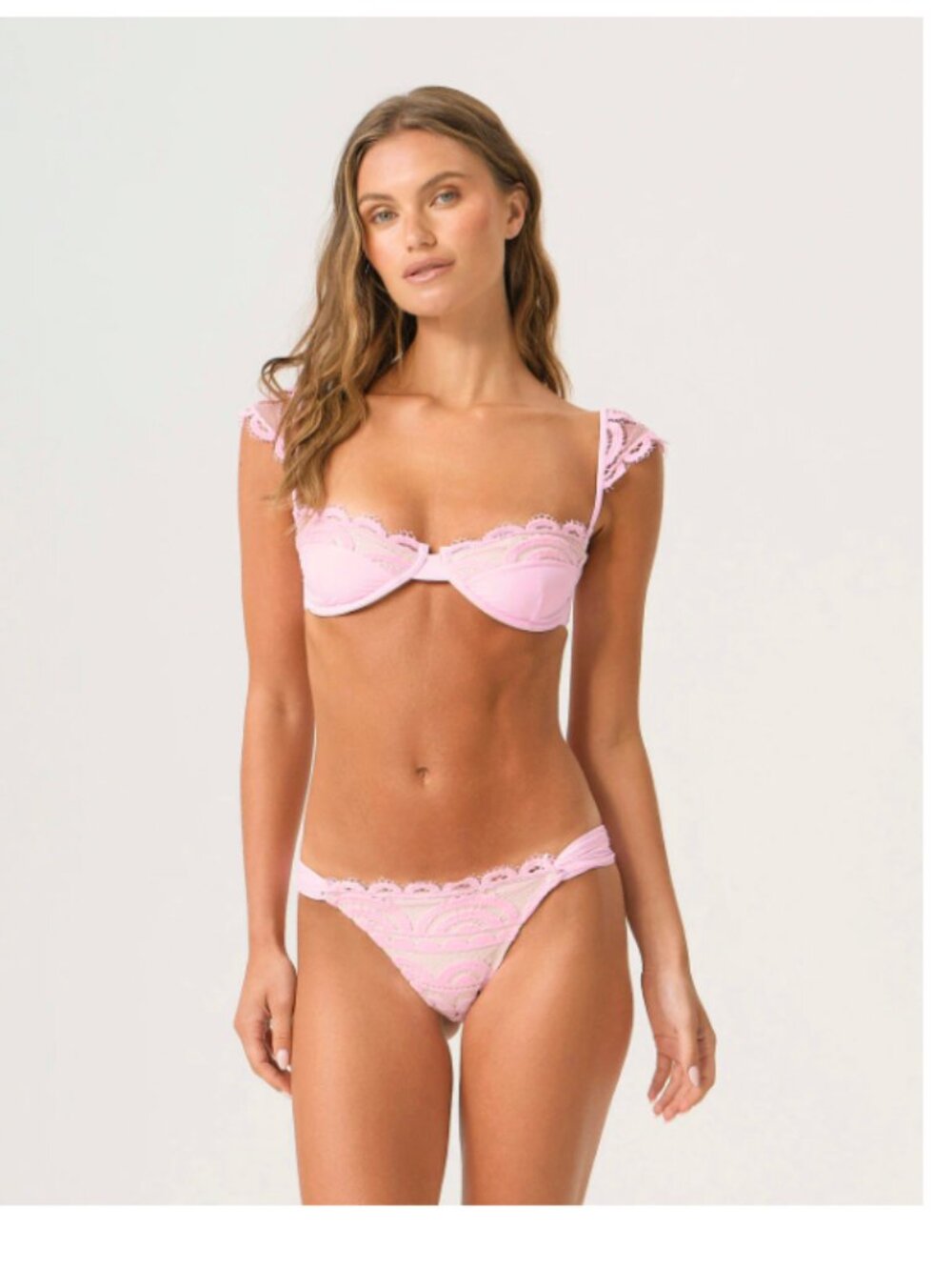 NWT PQ SWIM ROSE BIKINI THIS SEASON SIZE MEDIUM